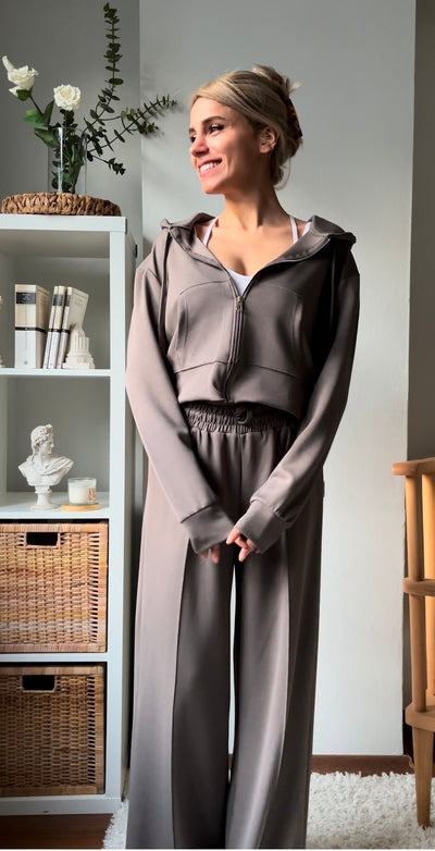 EŞOFMAN TAKIM (VİZON) (PALAZZO)